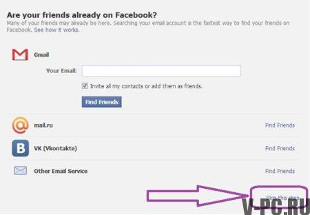 Kuinka lisätä kaikki ystävät, joilla on vk, facebookiin
