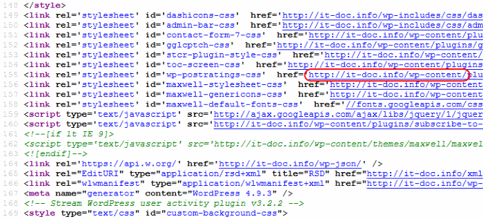 Sivun html-koodi it-doc.info