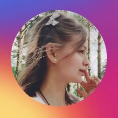 Kuinka tehdä toinen ympyrä Instagram-avatariin