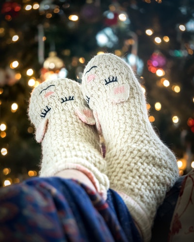 syksyn valokuvaideoita instagramille - neulotut sukat