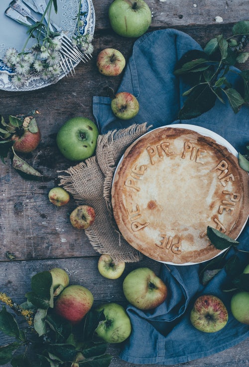 syksyn valokuvaideoita instagramiin - omenapiirakasta charlotte