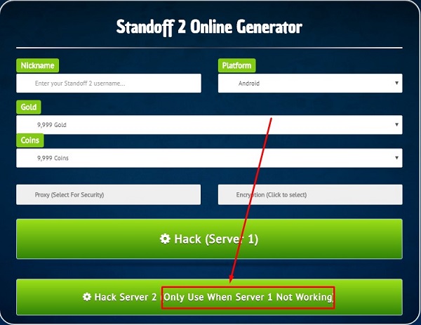 Hack Server 2, jos Server 1 ei halua toimia