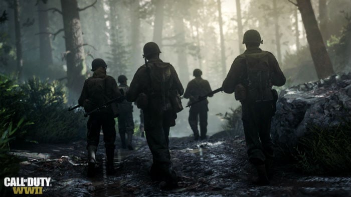 Metsätaistelujen Call of Duty: WWII